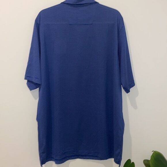 Antigua Florida Gators Sport Blue White Striped Polo Top Shirt​​​​​​ - Picture 6 of 7